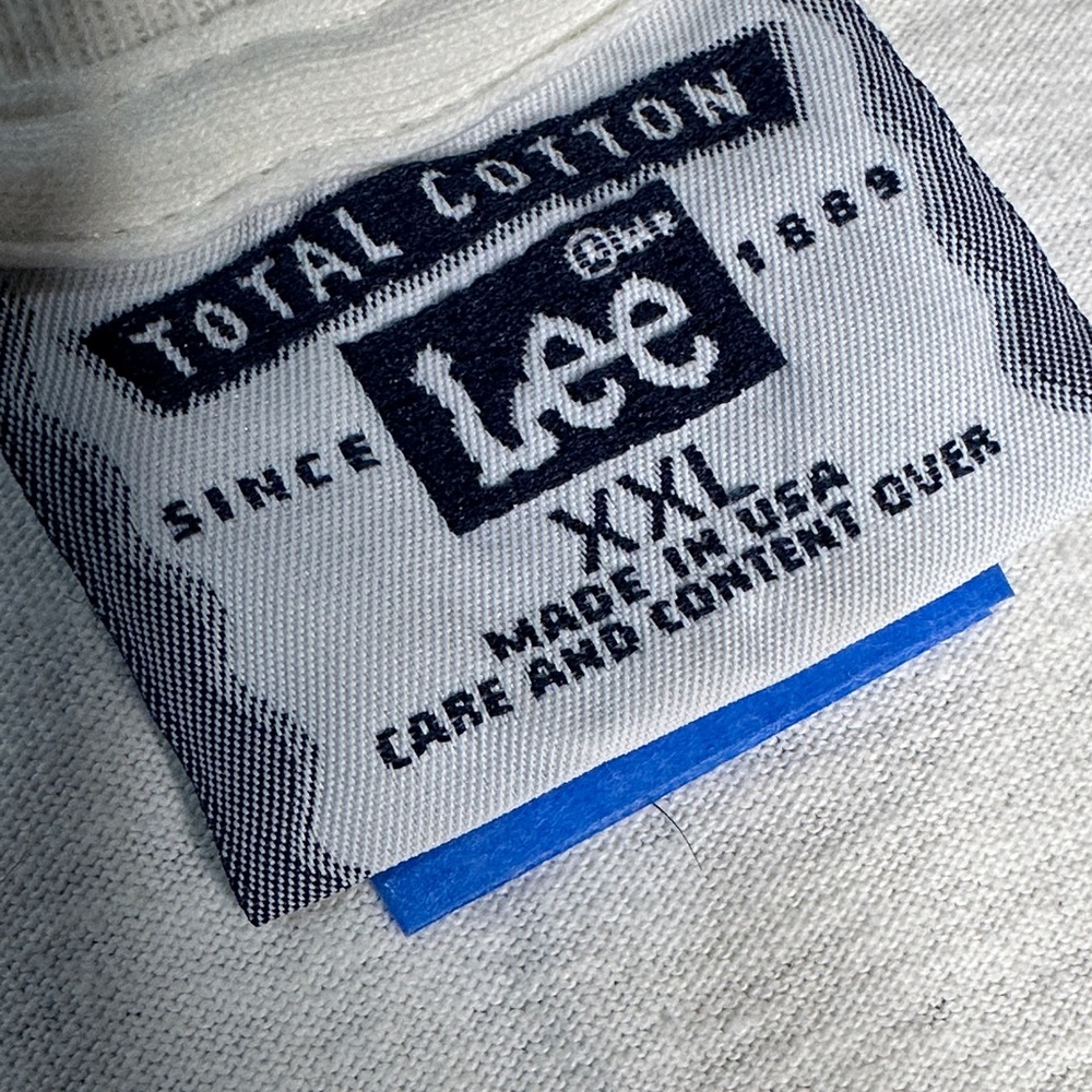 Lee XXL Single Stitch Vintage “Team Mopar” White Car Graphic‎ Men's T-Shirt 1997 - Picture 2 of 10